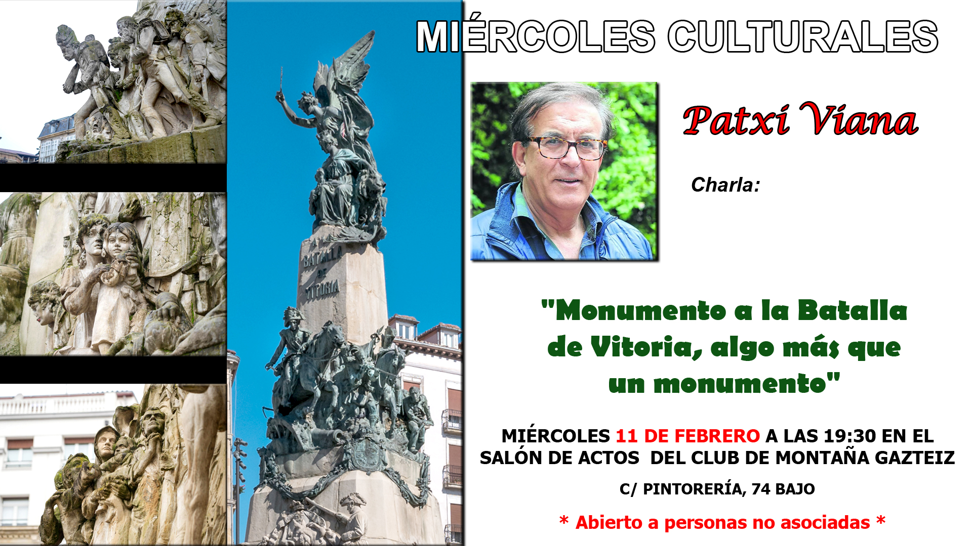 Foto Miercoles culturales- Charla Patxi Viana